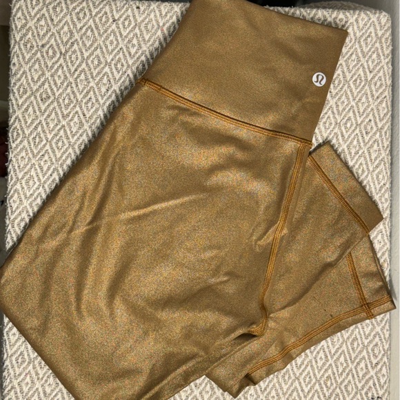 Lululemon Wunder Under High-Rise leggings - matte gold - Picture 9 of 12